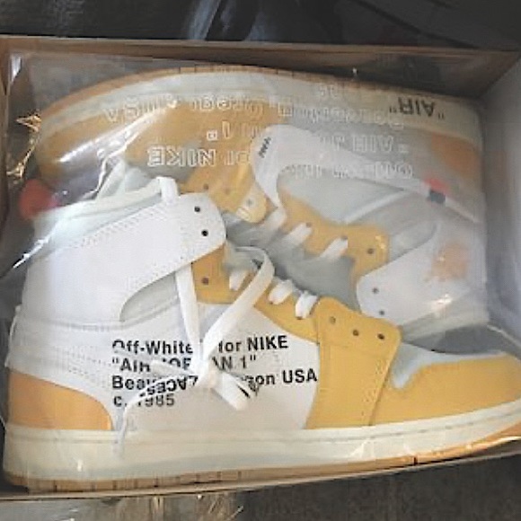 Jordan Other - Jordan 1 Off-White Canary Yellow